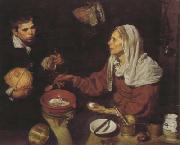 Old Woman Frying Eggs (df01) Diego Velazquez